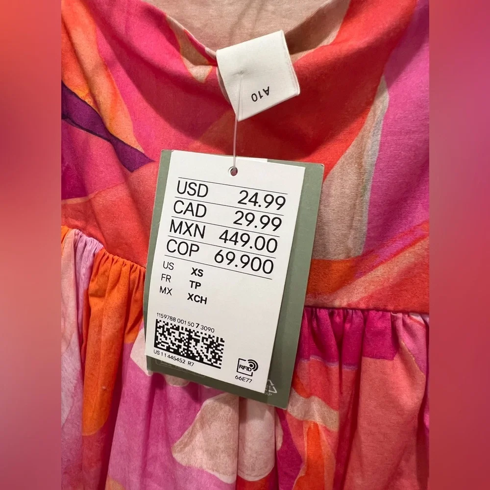 H&M Floral Mini Dress - Picture 3 of 3